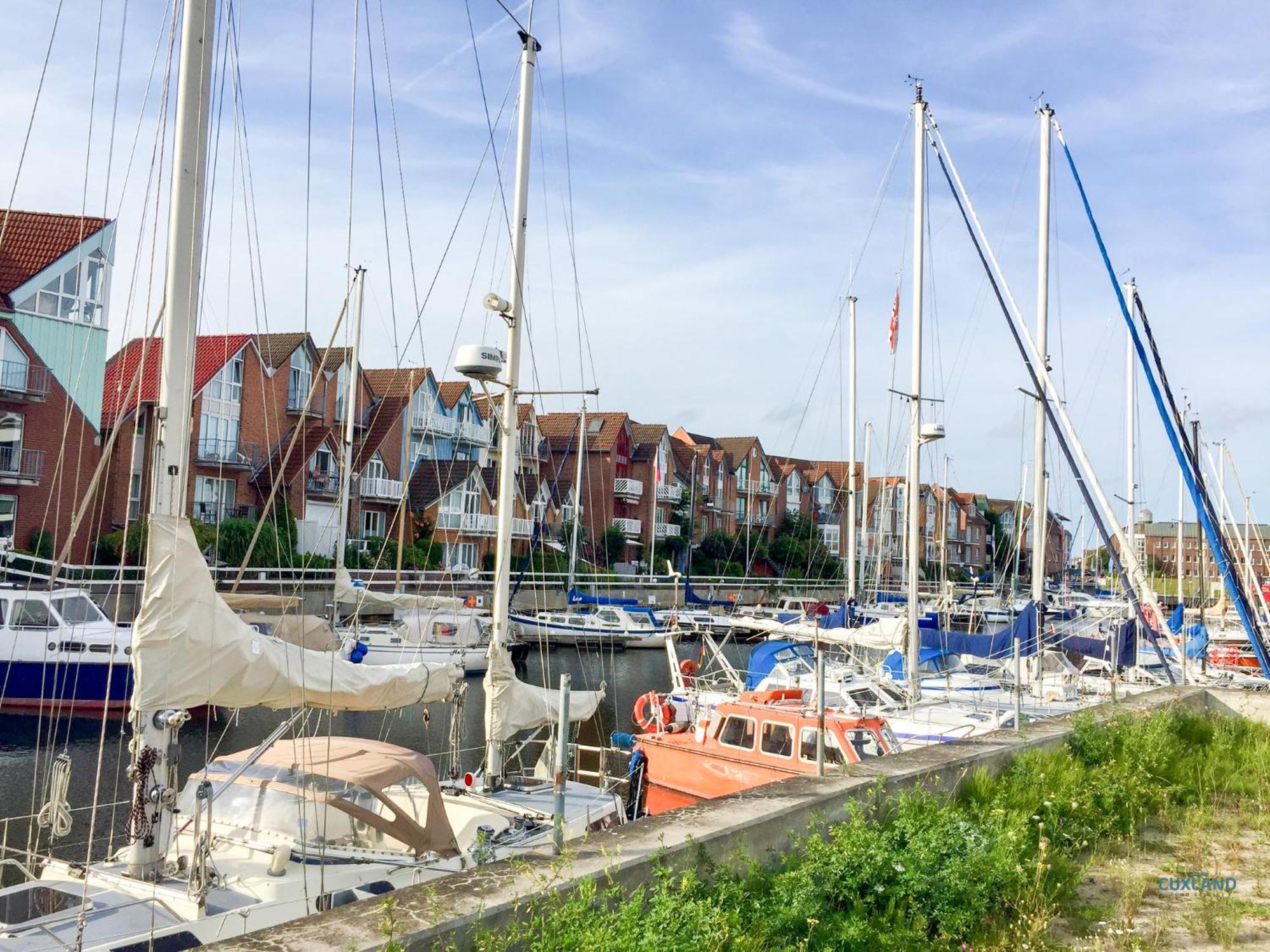 Urlaub Direkt In Der City Marina Cuxhaven Ngoại thất bức ảnh